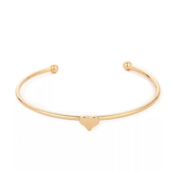Jewelry - Dainty Gold Filled Heart Bracelet